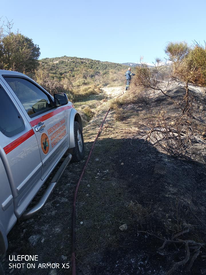 Πυρκαγιά στη Πάστρα Κεφαλονιάς